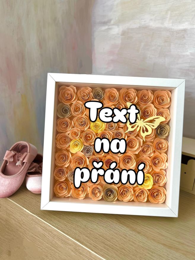 🍑 Meruňková je jedna ze 4 barev, kterou si můžeš vybrat pro svůj personalizovaný obrázek. Celý složený asi z padesátky...